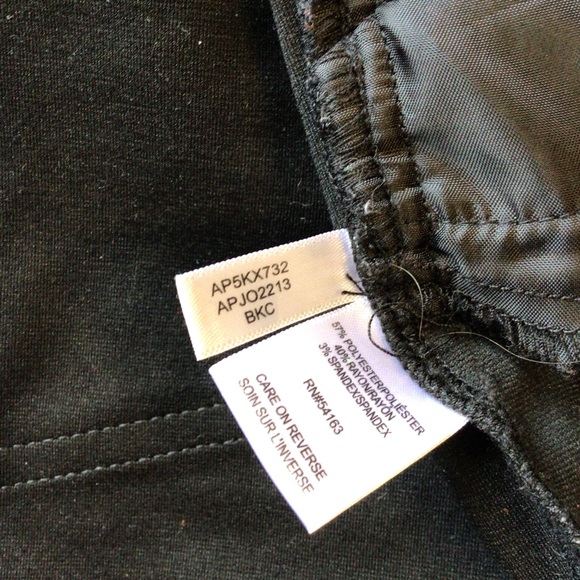 ANDREW MARC PONTE STRETCH PANTS CHARCOAL SIZE 2 - Picture 14 of 15